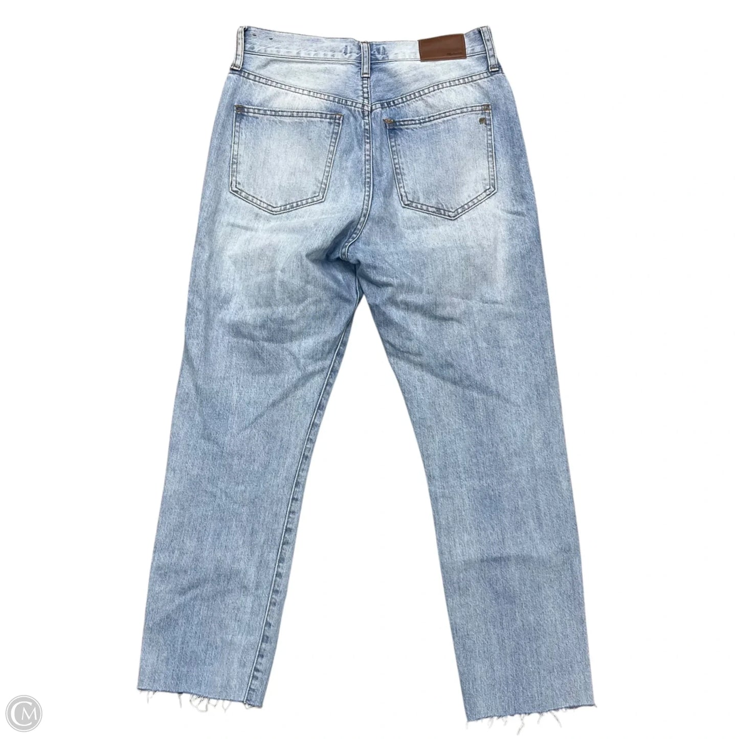 Jeans Straight By Madewell In Blue Denim, Size: 2