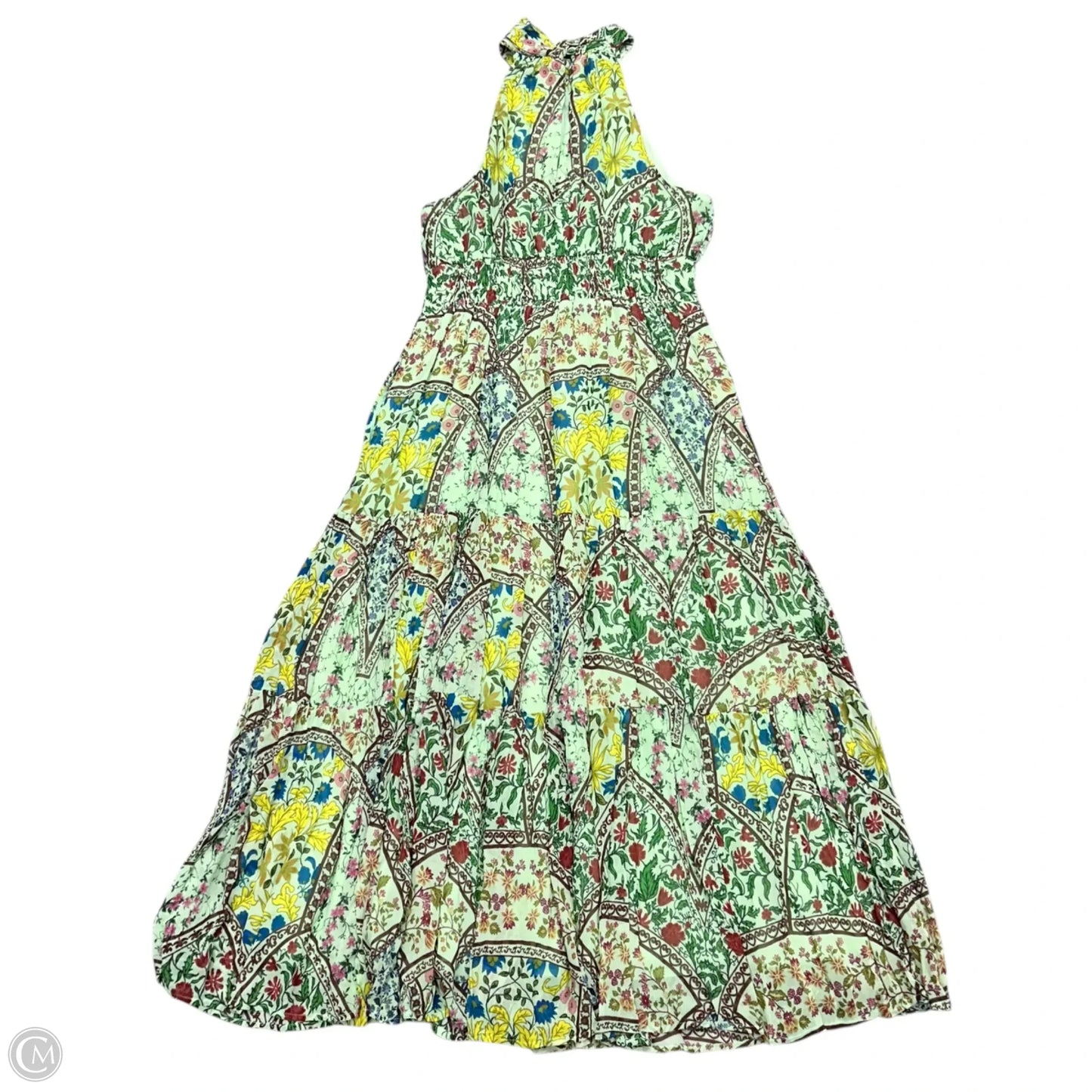 Dress Party Long By Anthropologie In Green, Size: Sp