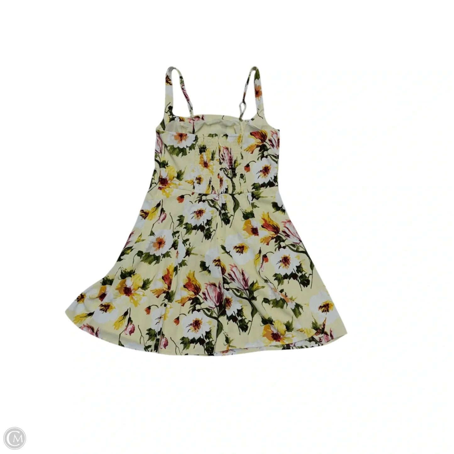 Dress Casual Short By Abercrombie And Fitch In Yellow, Size: Mt
