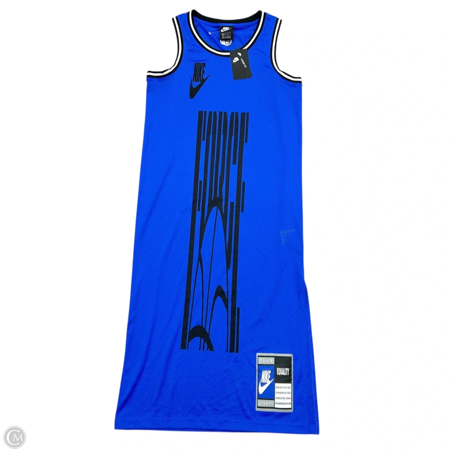 Dress Casual Maxi By Nike Apparel In Blue, Size: Xs