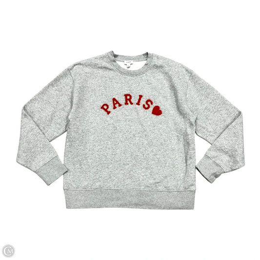 Sweatshirt Crewneck By J. Crew In Grey, Size: S