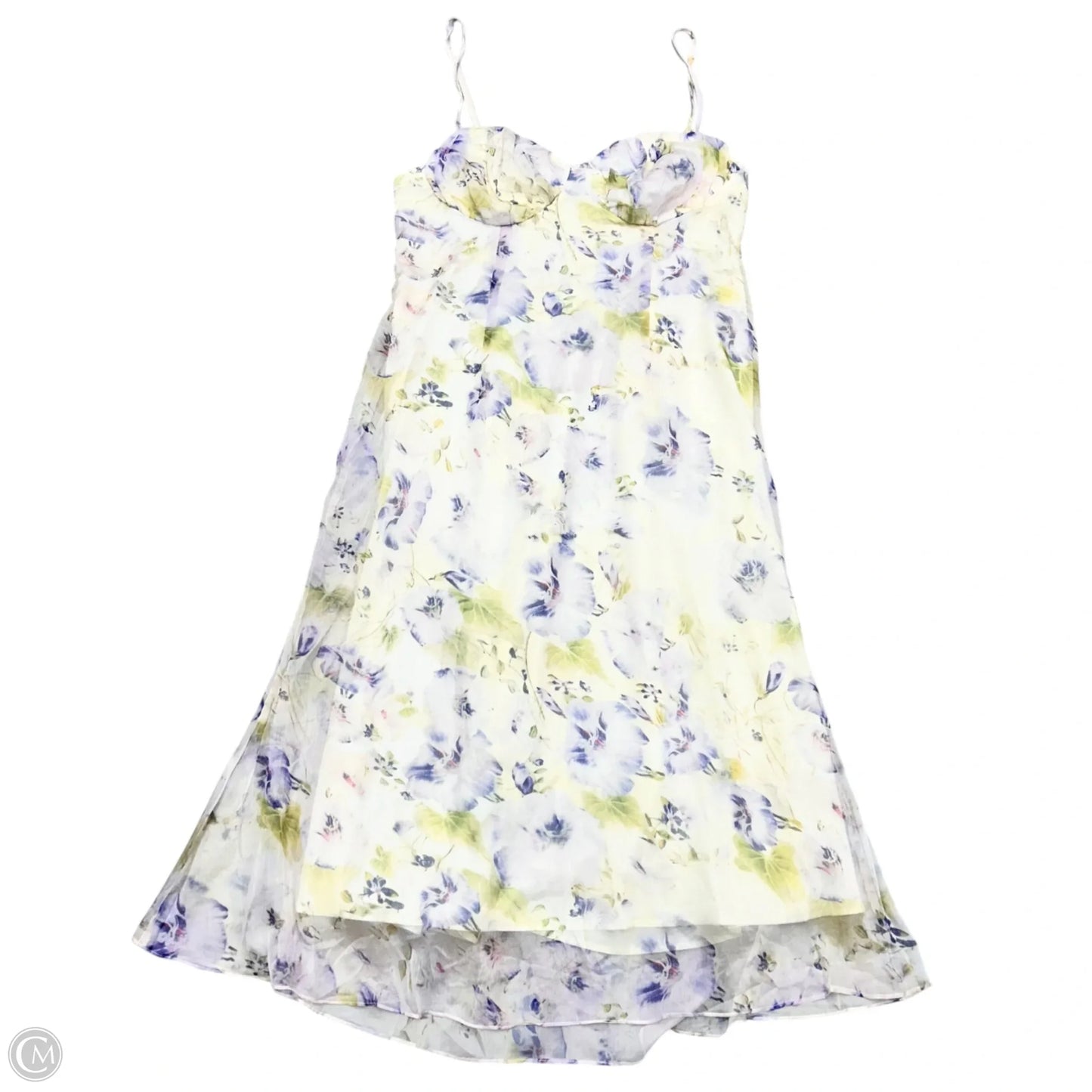 Dress Party Long By Cider In Purple & Tan, Size: 2x