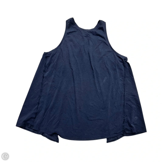 Athletic Tank Top By Lululemon In Navy, Size: S