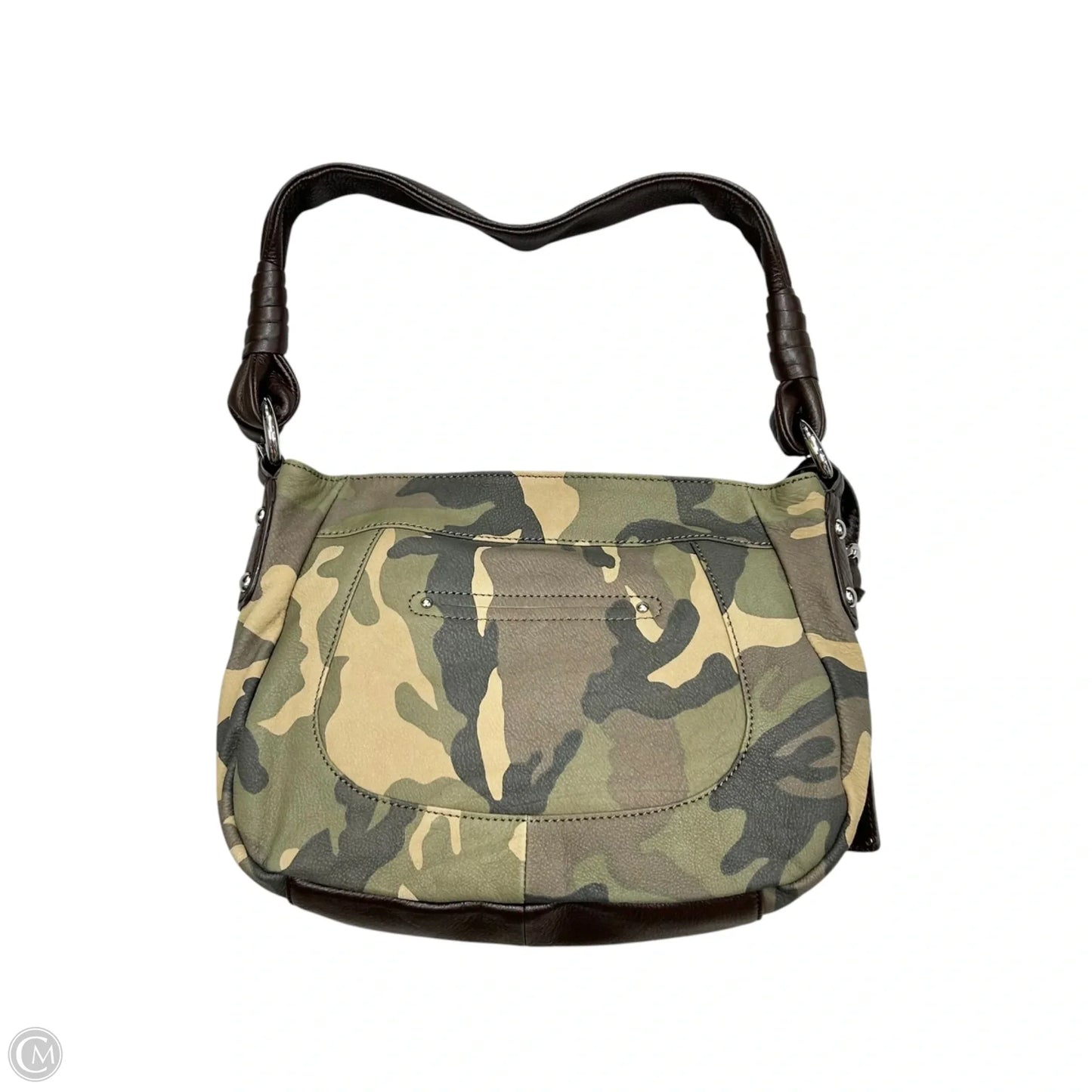 Handbag Leather By B. Makowsky, Size: Medium