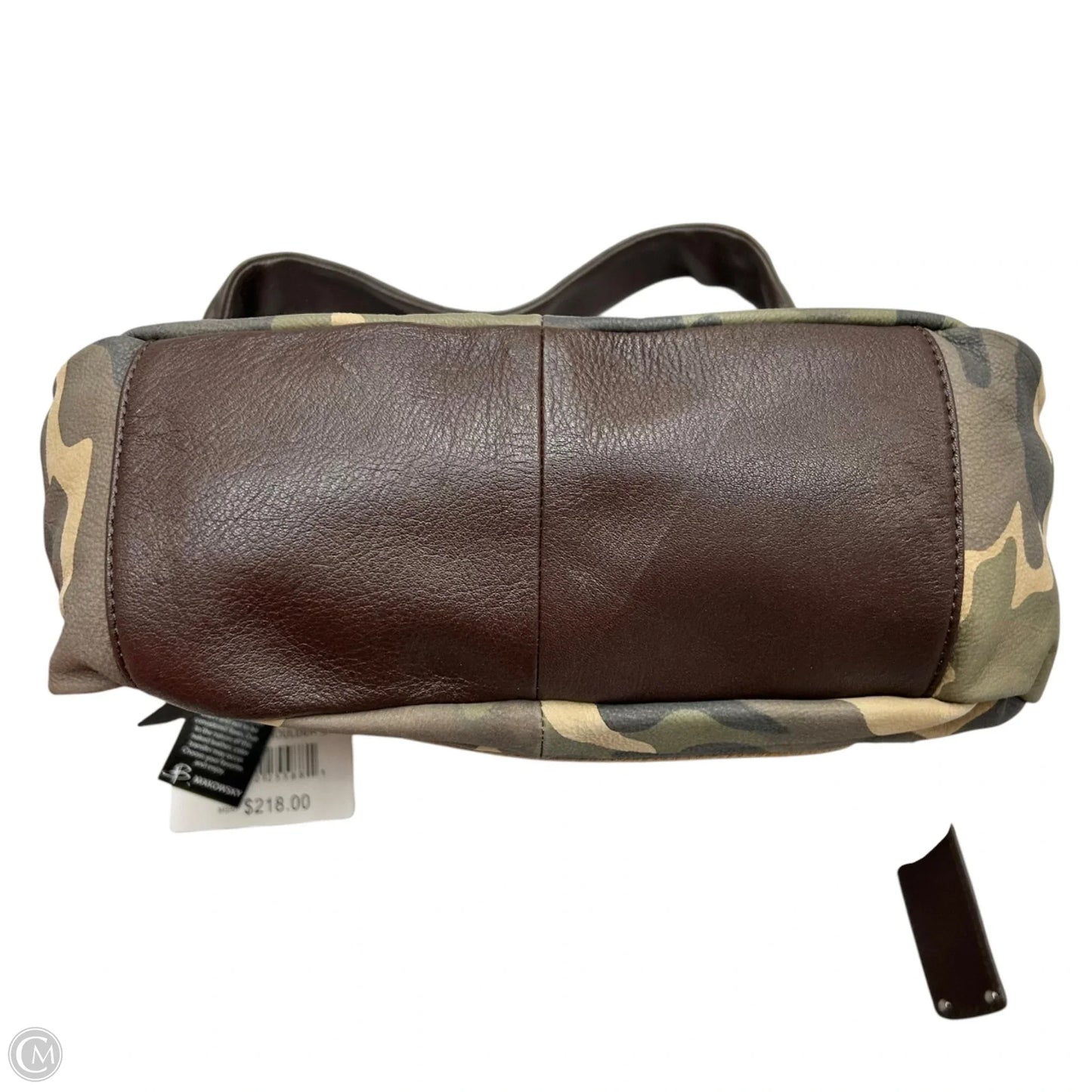 Handbag Leather By B. Makowsky, Size: Medium