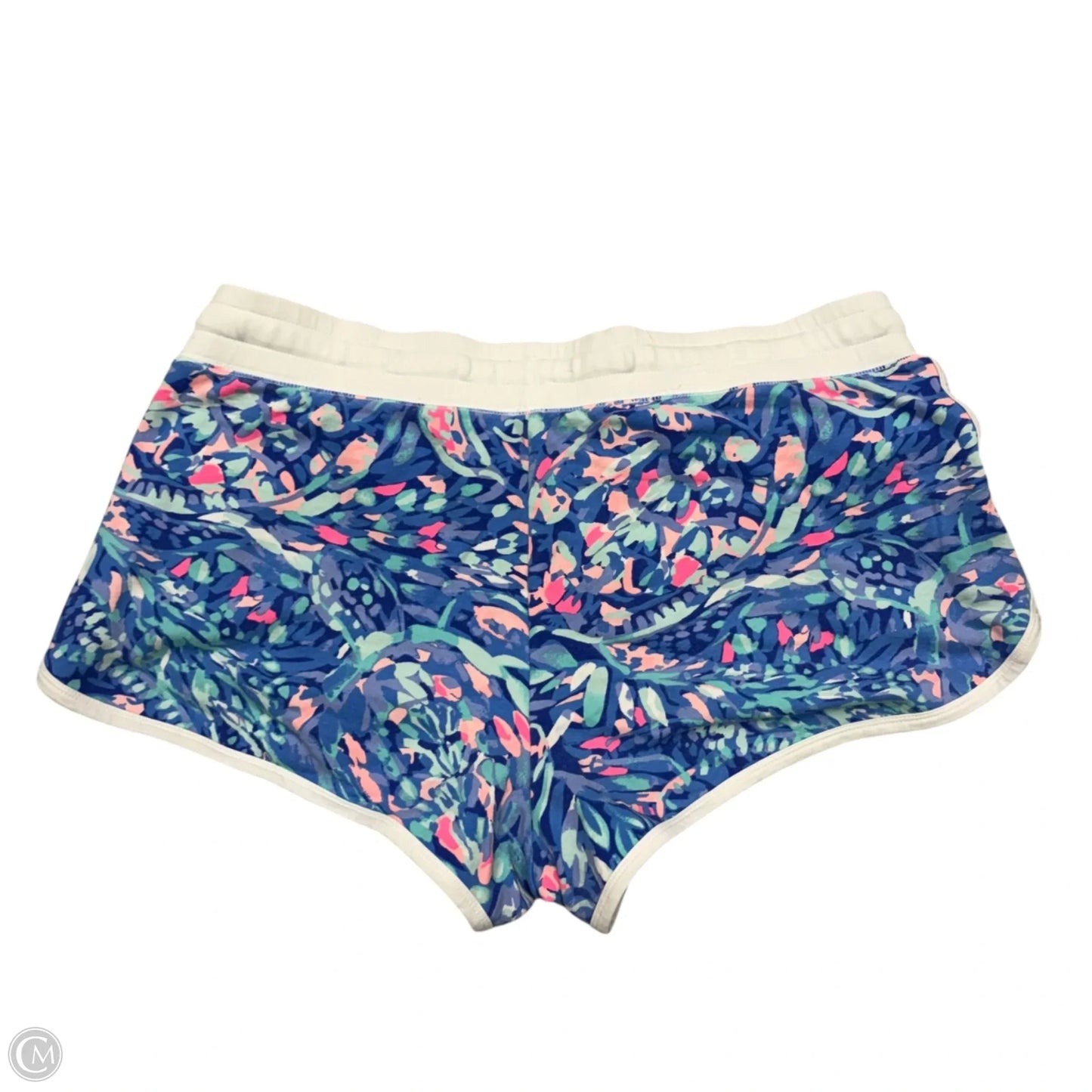 Shorts Designer By Lilly Pulitzer In Blue & White, Size: Xl