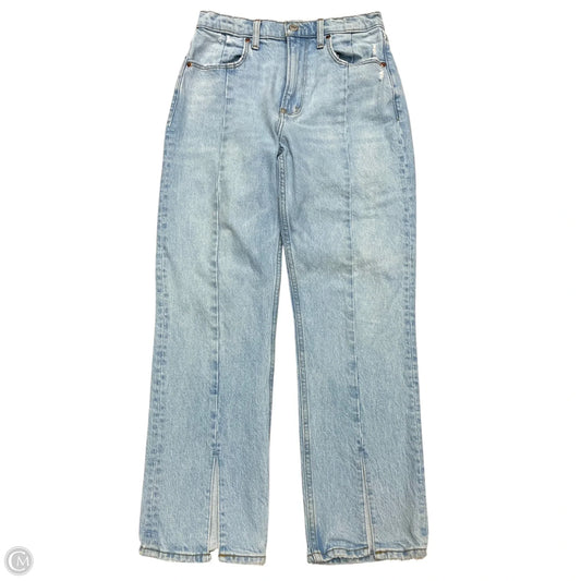 Jeans Straight By Abercrombie And Fitch In Blue Denim, Size: 2