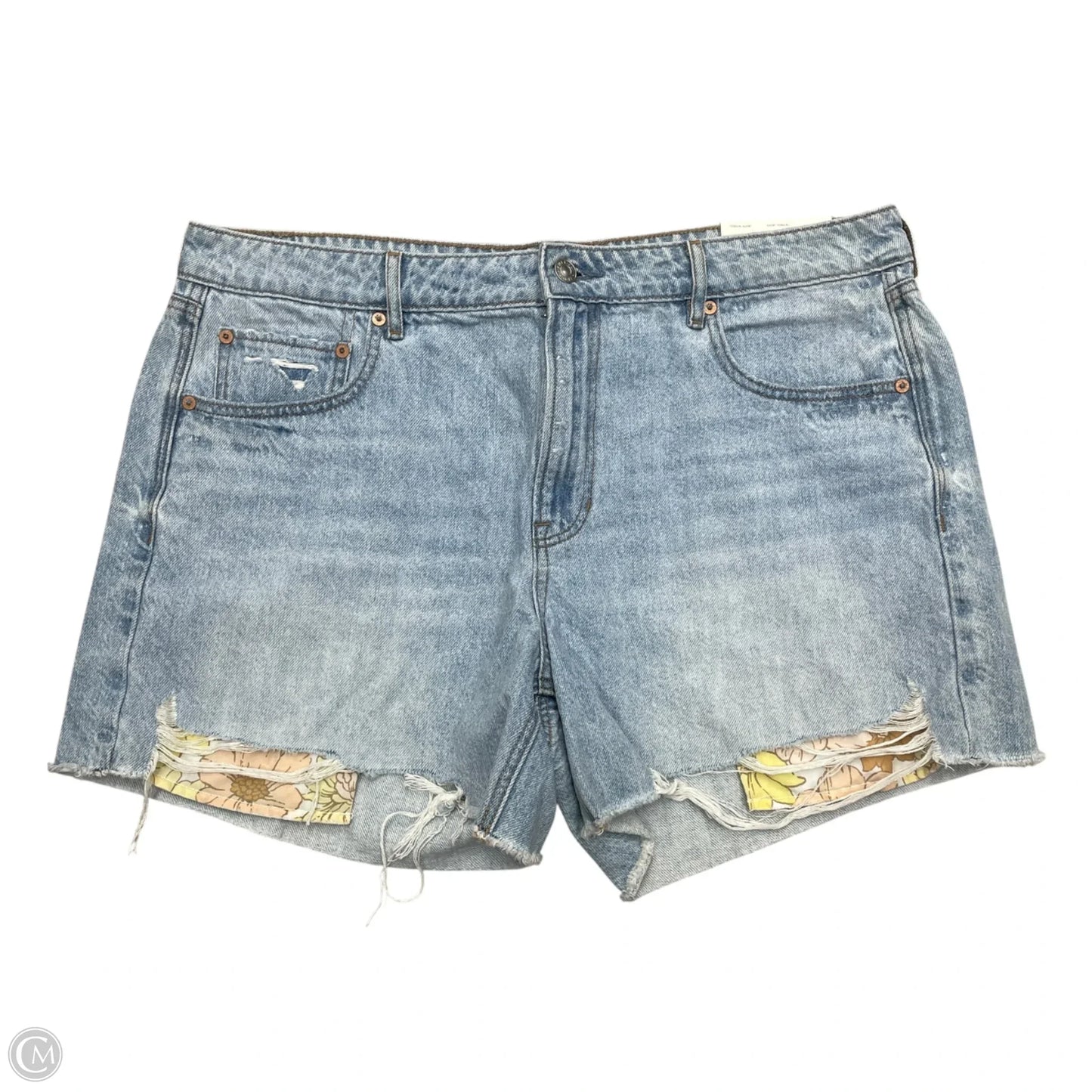 Shorts By American Eagle In Blue Denim, Size: 16