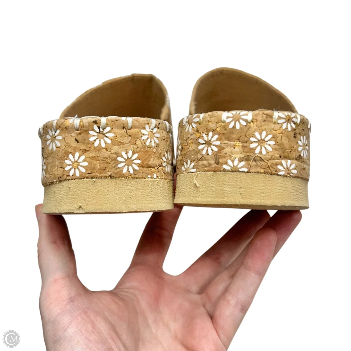 Sandals Heels Platform By Matisse In Tan & White, Size: 8