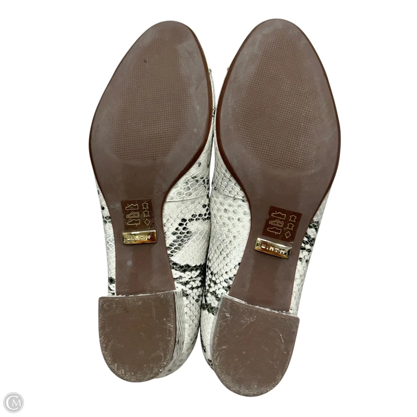 Shoes Heels Block By Wirth In Snakeskin Print, Size: 5.5
