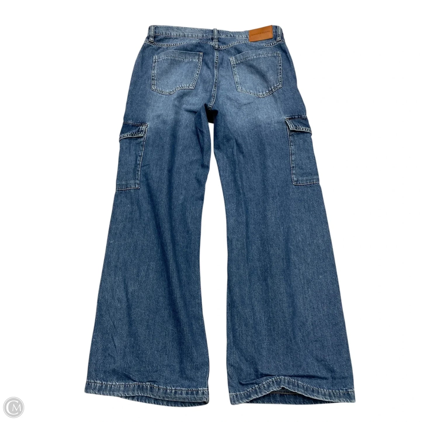 Jeans Wide Leg By Lucky Brand In Blue Denim, Size: 12