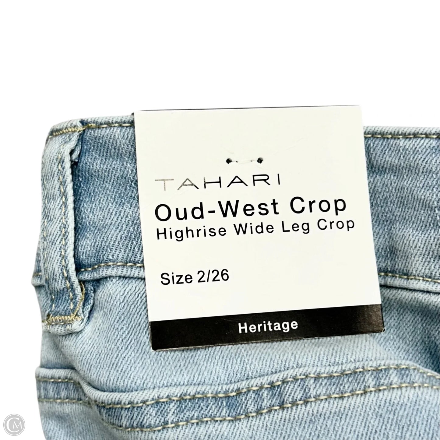 Jeans Wide Leg By Tahari In Blue Denim, Size: 2