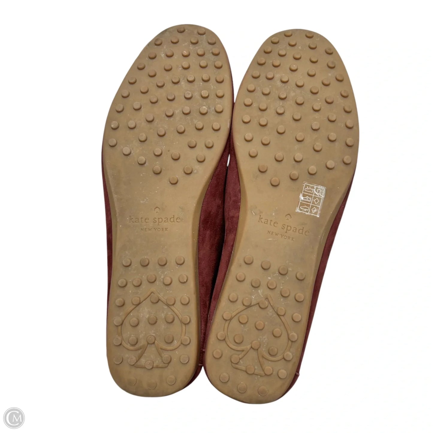 Shoes Designer By Kate Spade In Maroon, Size: 8.5