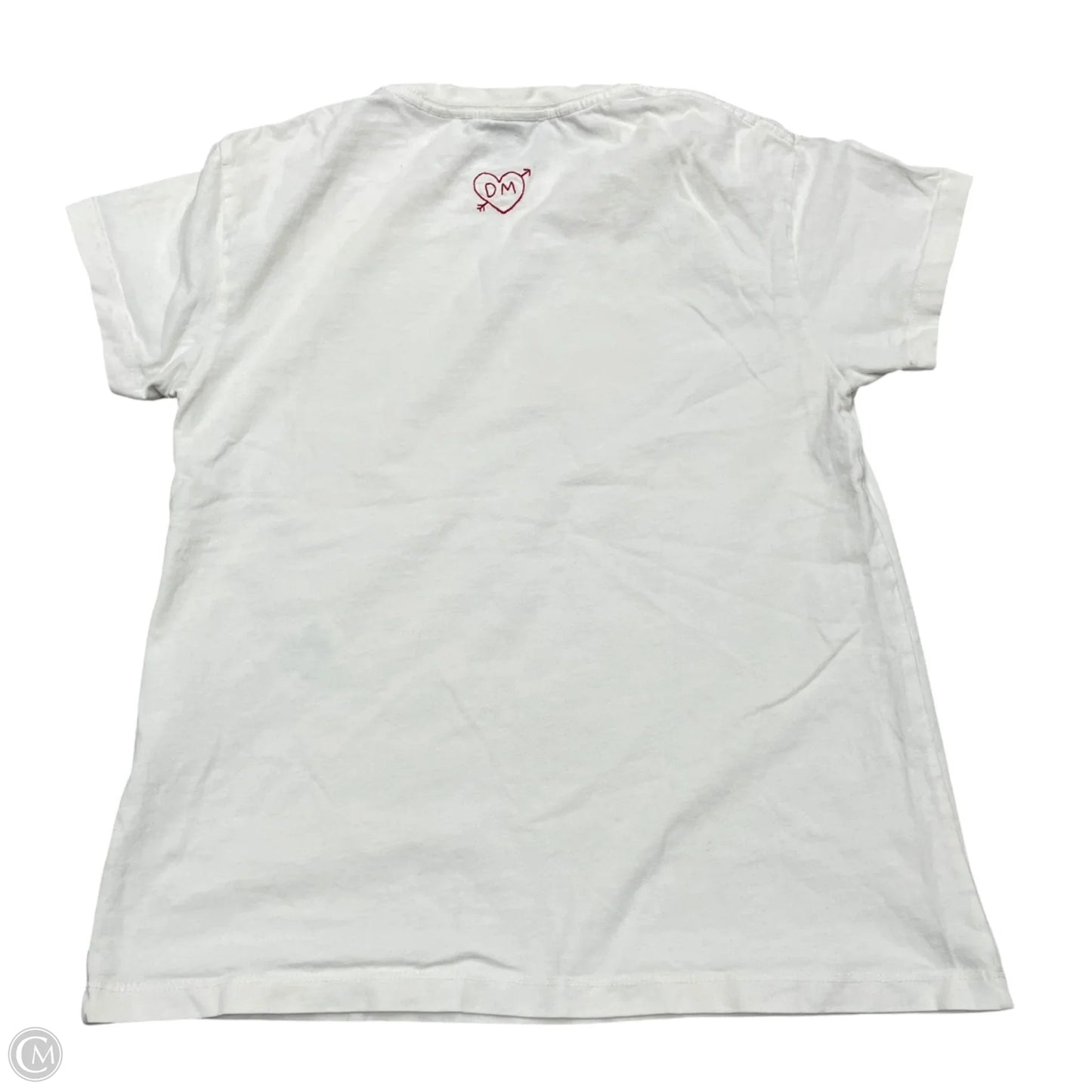 Top Short Sleeve By Damson Madder In White, Size: S