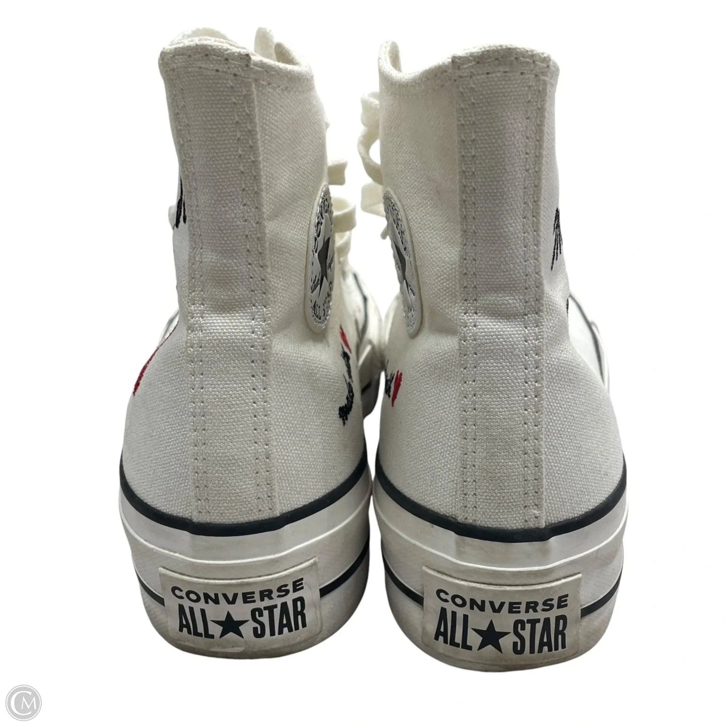 Shoes Sneakers Platform By Converse In White, Size: 5.5