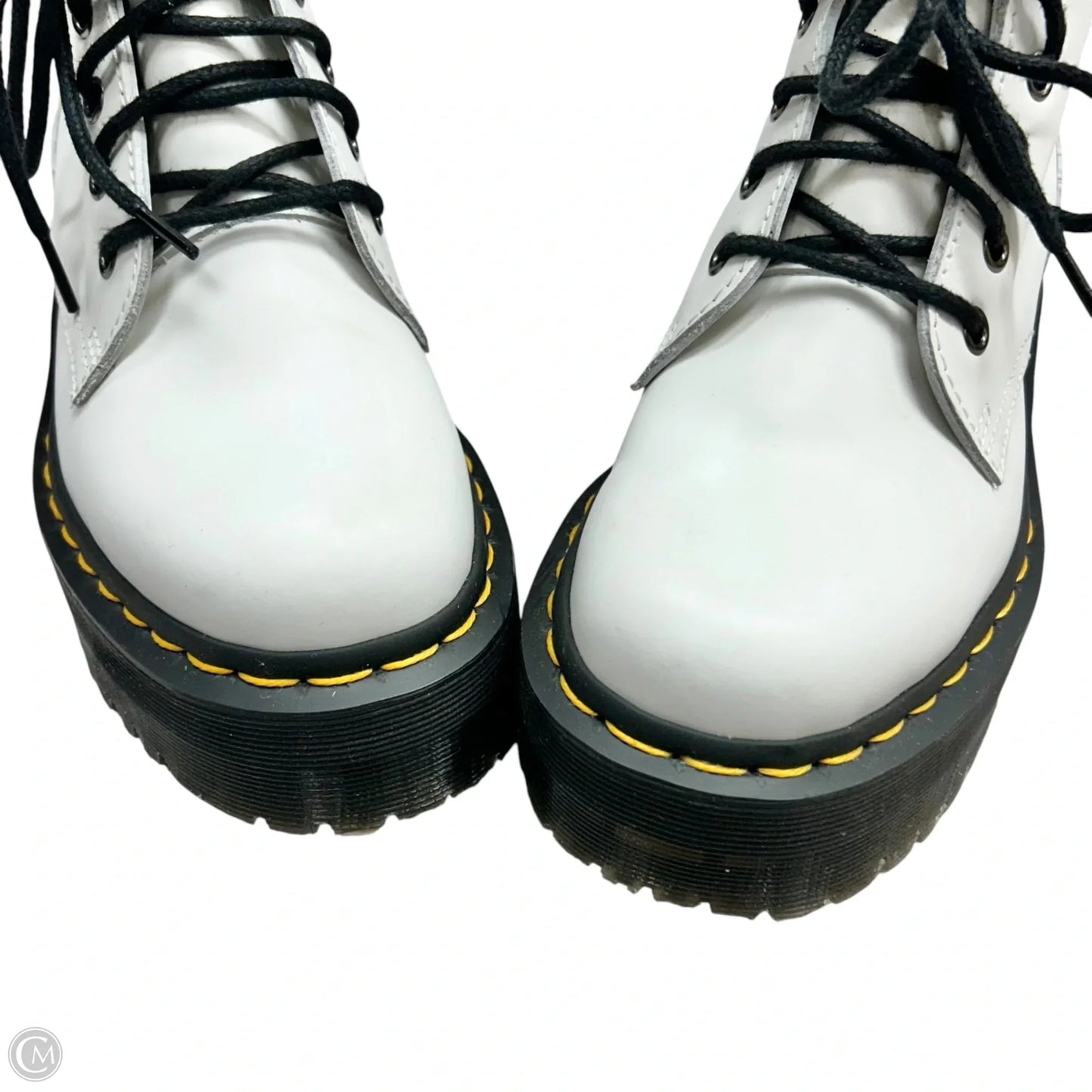 Boots Combat By Dr Martens In White, Size: 5