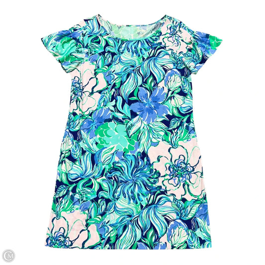 Dress Designer By Lilly Pulitzer In Blue & Pink, Size: L