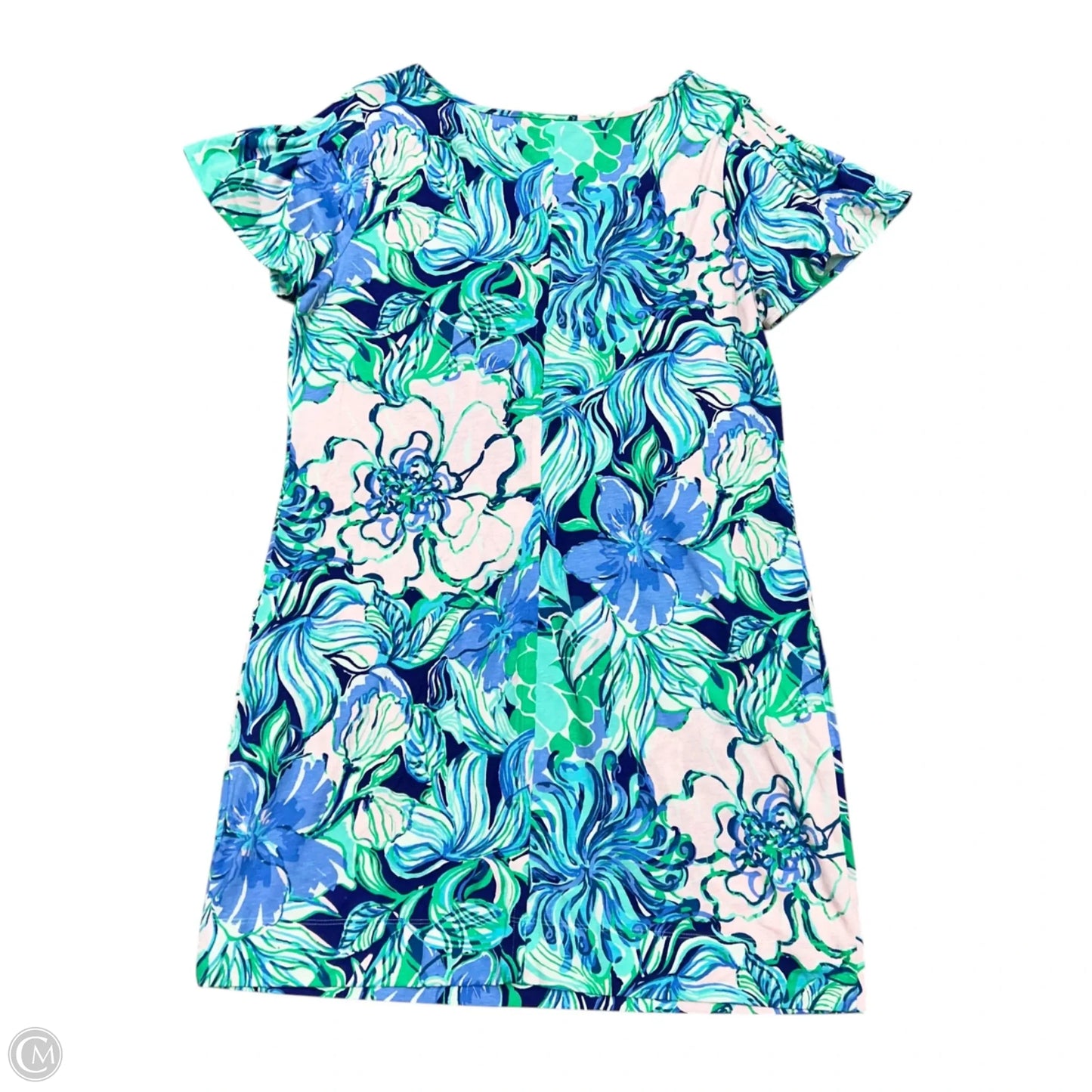 Dress Designer By Lilly Pulitzer In Blue & Pink, Size: L