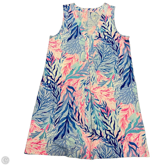 Dress Designer By Lilly Pulitzer In Blue & Pink, Size: L