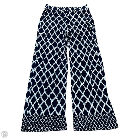 Pants Wide Leg By Michael By Michael Kors In Blue, Size: M