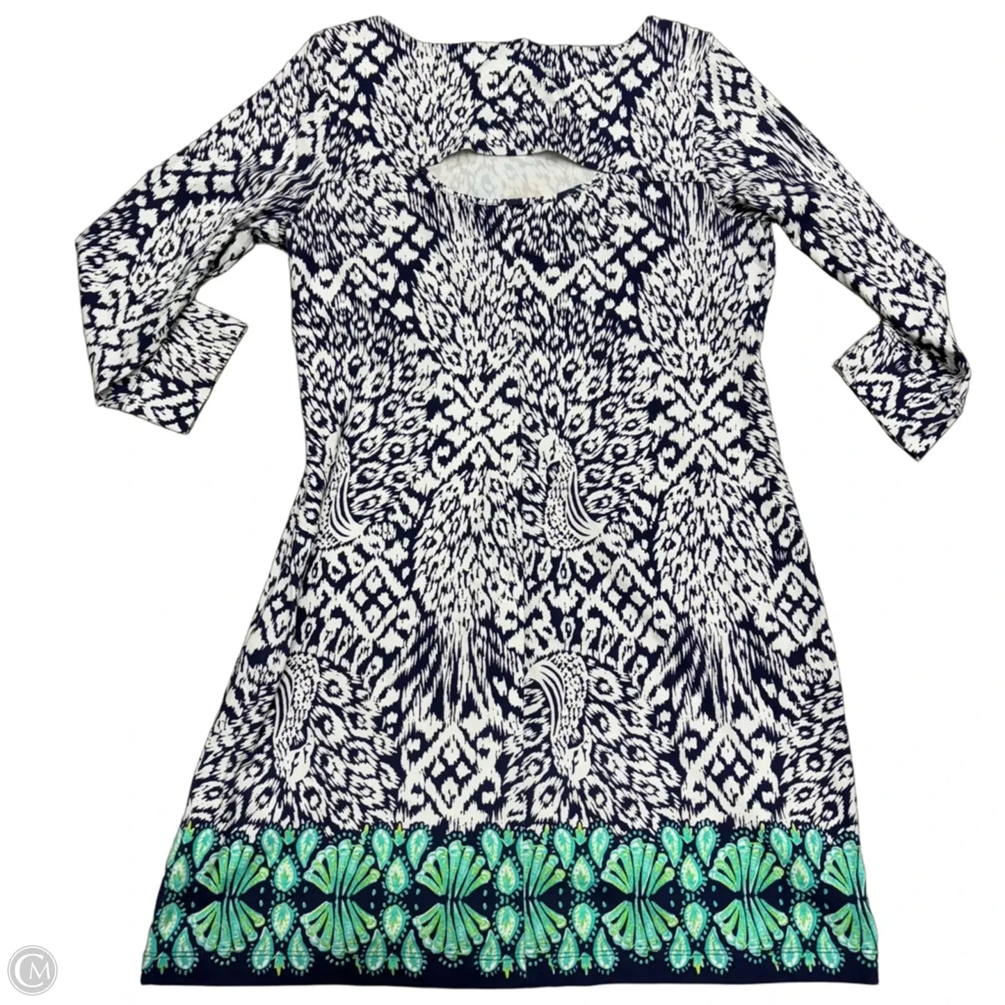 Dress Designer By Lilly Pulitzer In Blue & White, Size: Xl