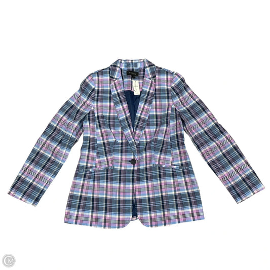 Blazer By Talbots In Blue & Pink, Size: S