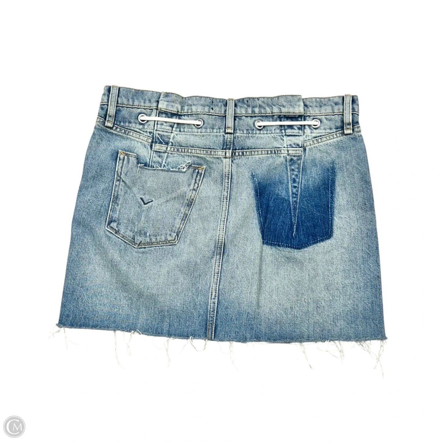Skirt Mini & Short By Hudson In Blue Denim, Size: 8