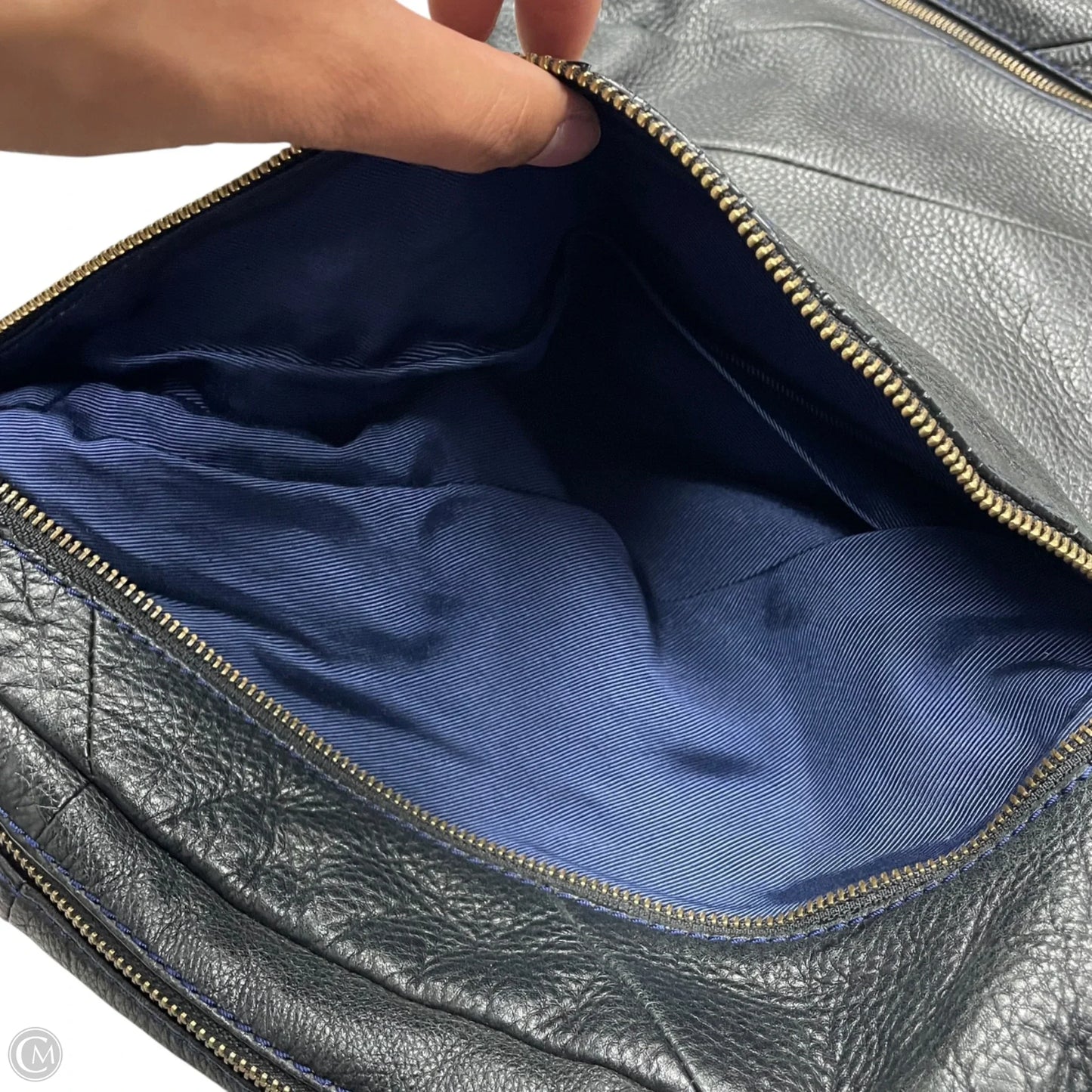 Handbag Leather By Oryany, Size: Large