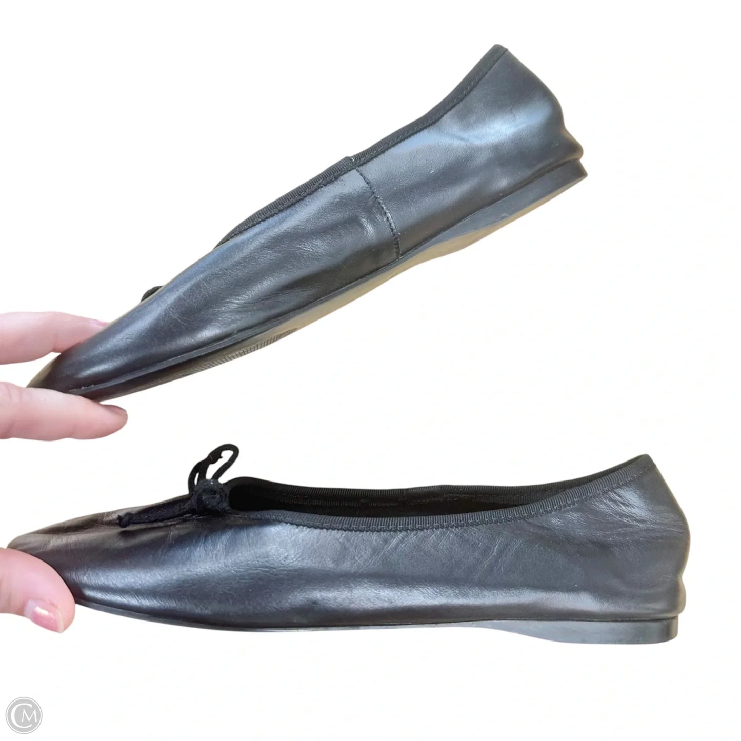 Shoes Flats By Mng In Black, Size: 6.5