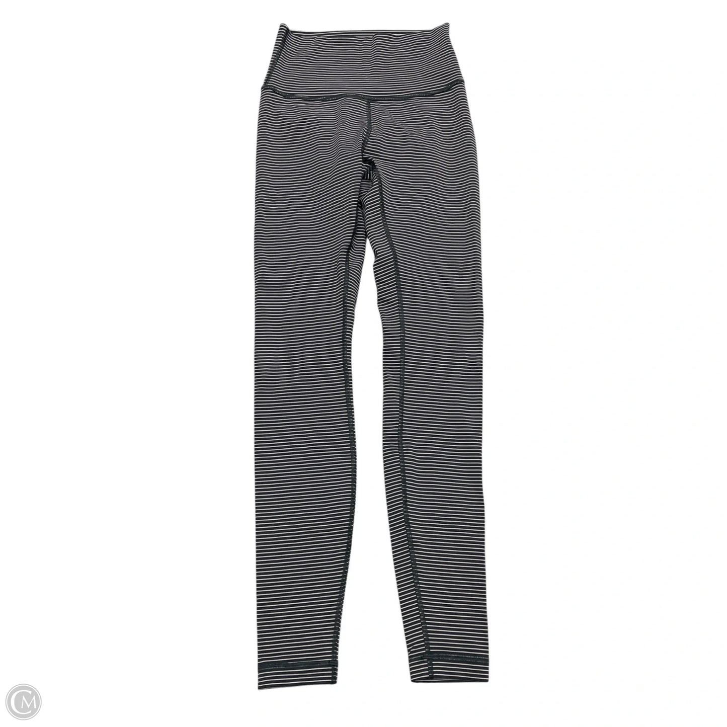 Athletic Leggings By Lululemon In Grey & Pink, Size: S