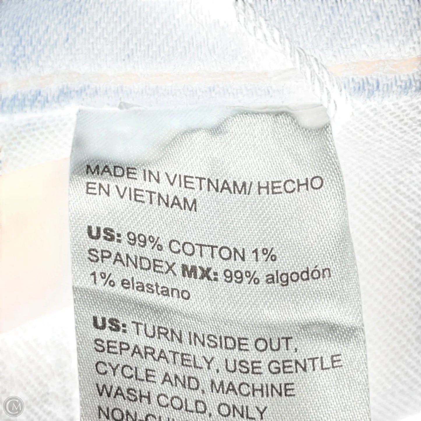 Jeans Flared By Chicos In Blue Denim, Size: 18