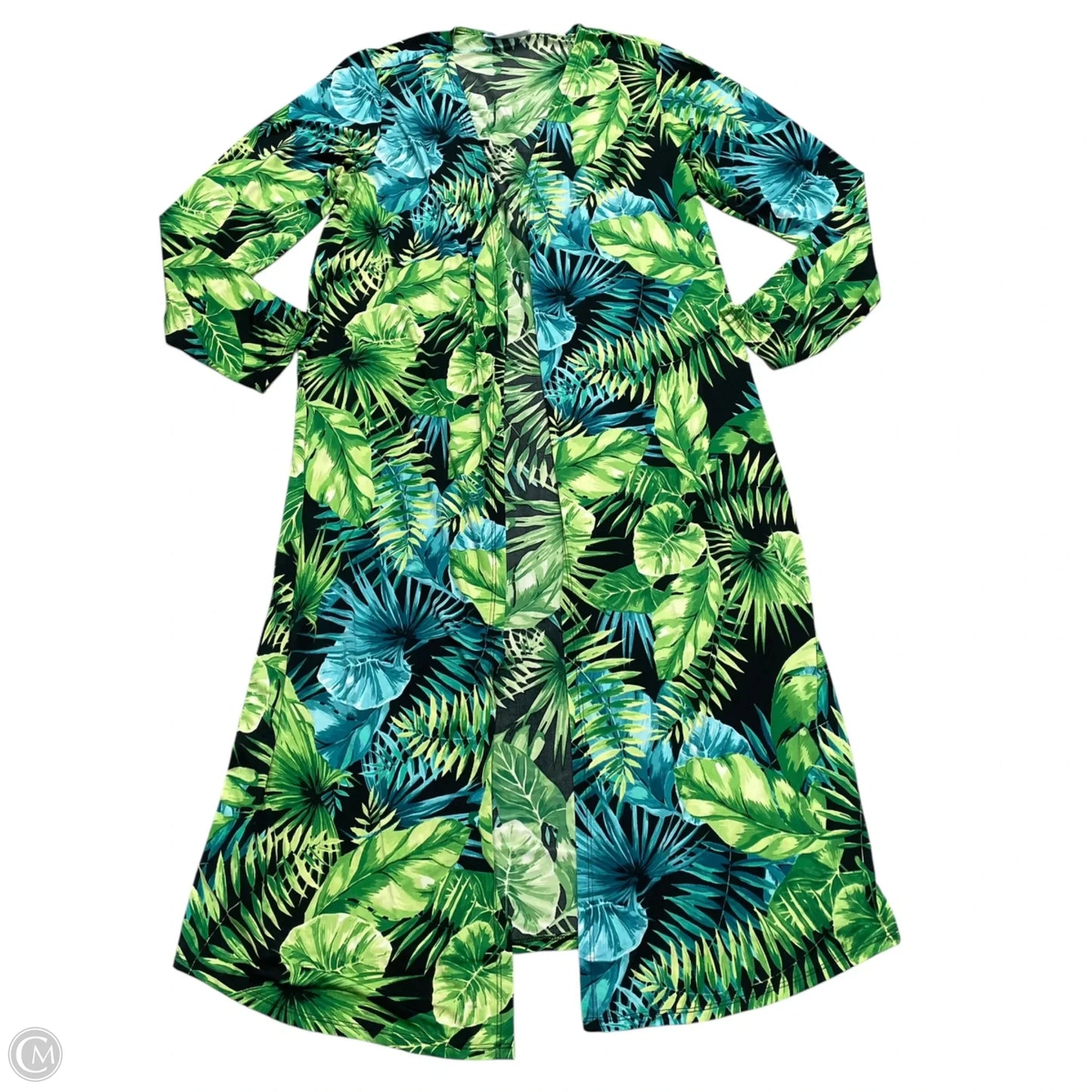 Skirt Set 3pc By Ashley Stewart In Black & Green, Size: 1x