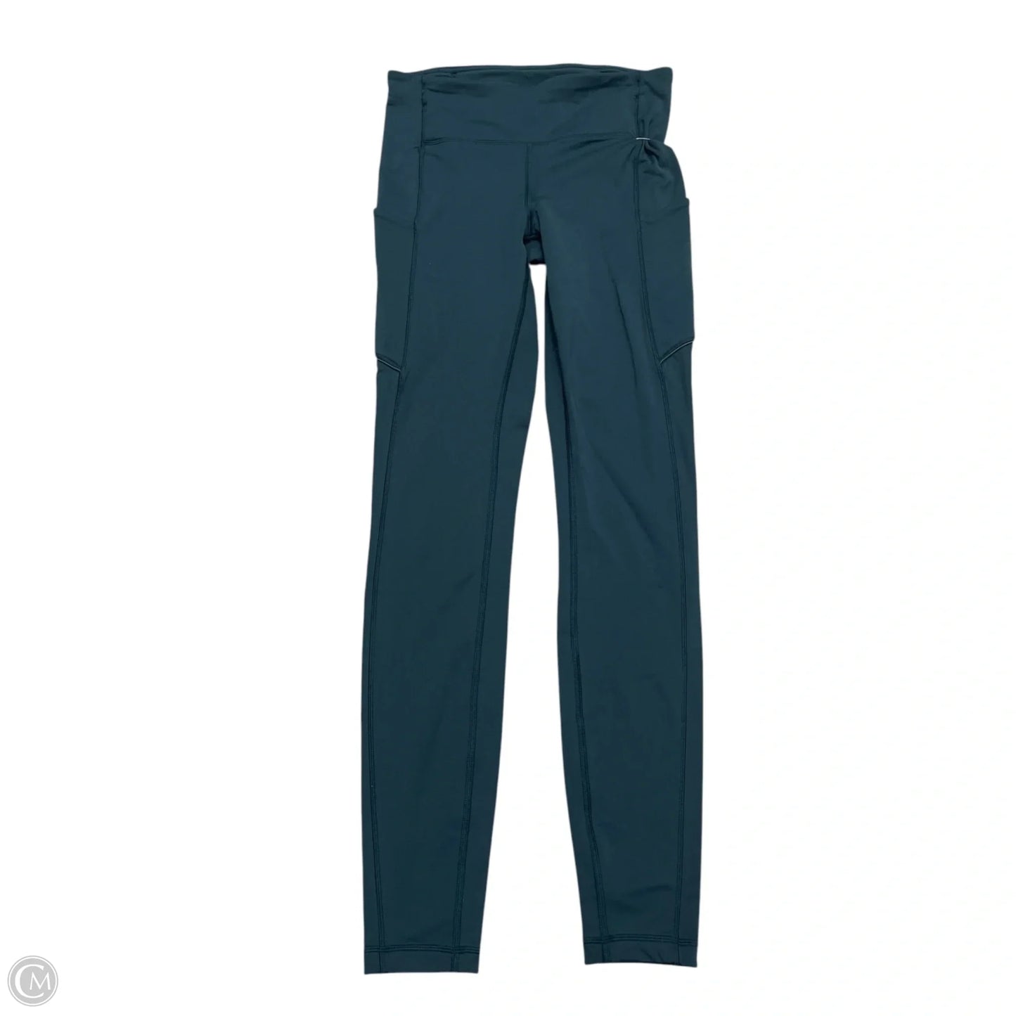 Athletic Leggings By Lululemon In Green, Size: S