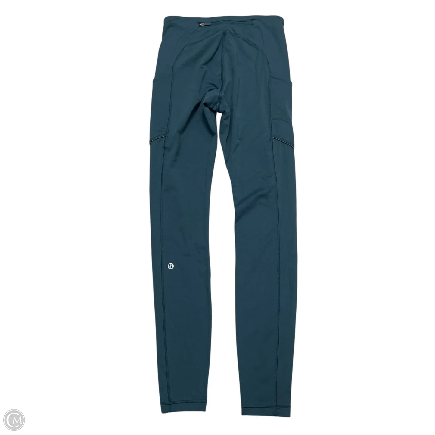 Athletic Leggings By Lululemon In Green, Size: S