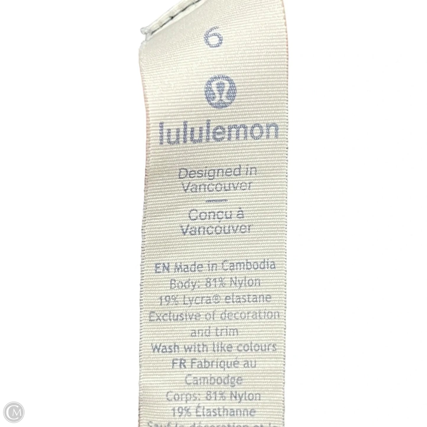 Athletic Leggings By Lululemon In Green, Size: S