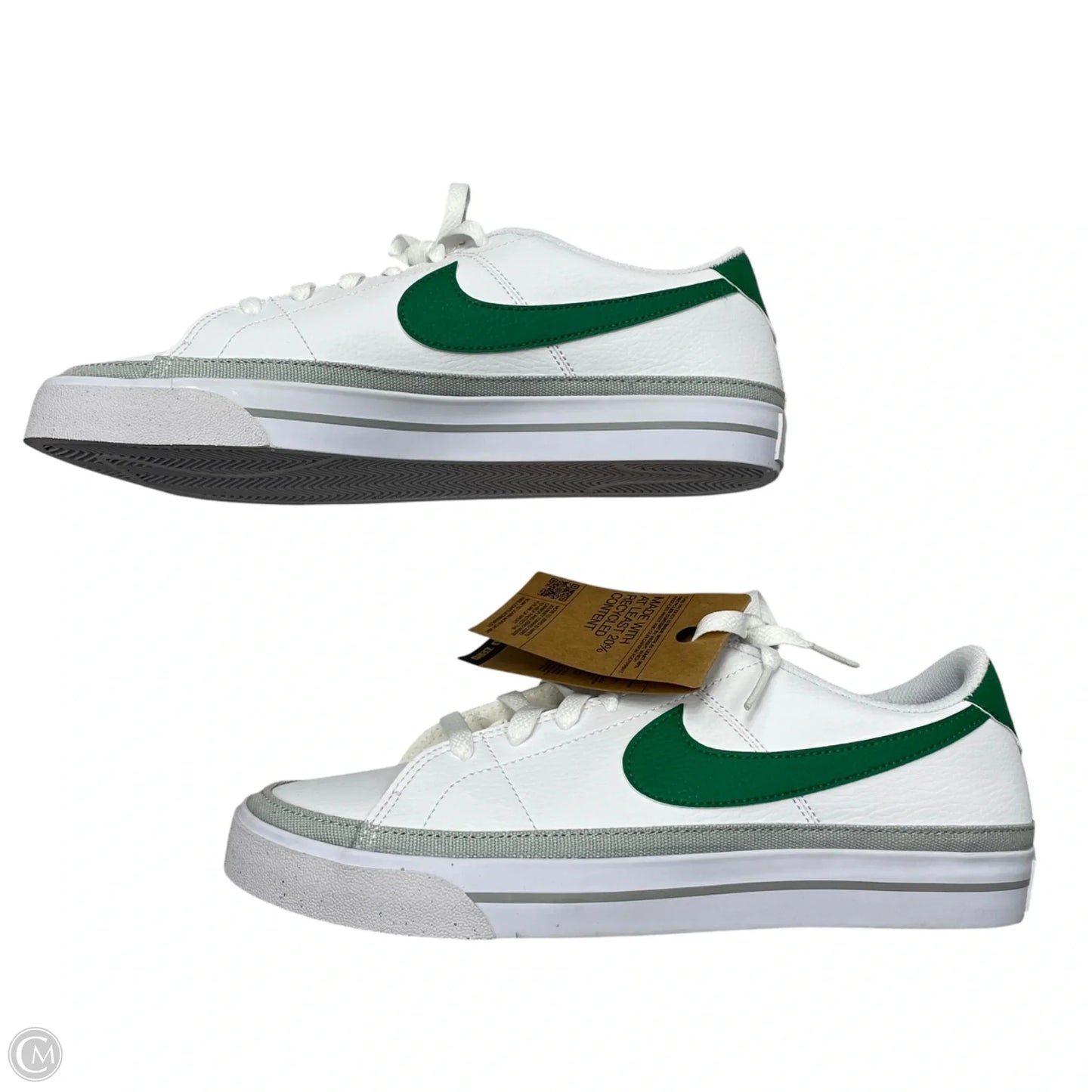 Shoes Sneakers By Nike In Green & White, Size: 11