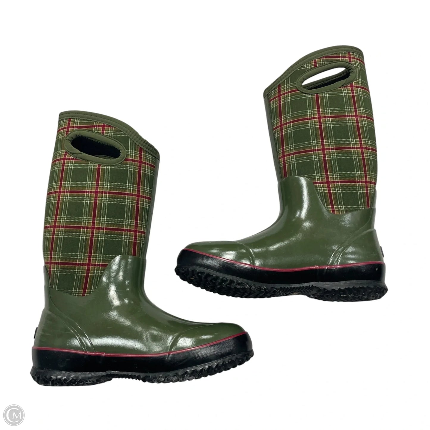 Boots Rain By Bogs In Green, Size: 7