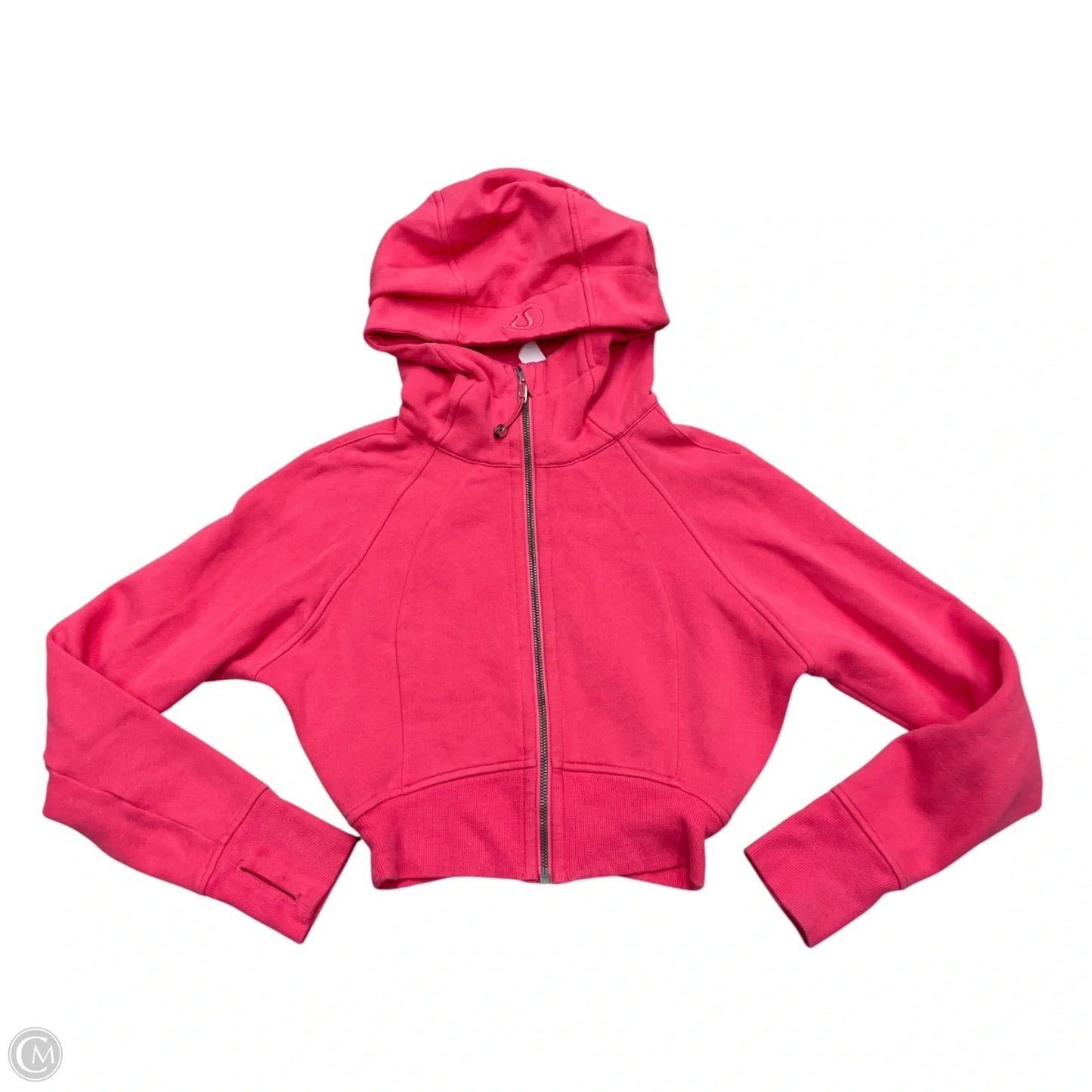 Athletic Sweatshirt Hoodie By Lululemon In Pink, Size: Xs