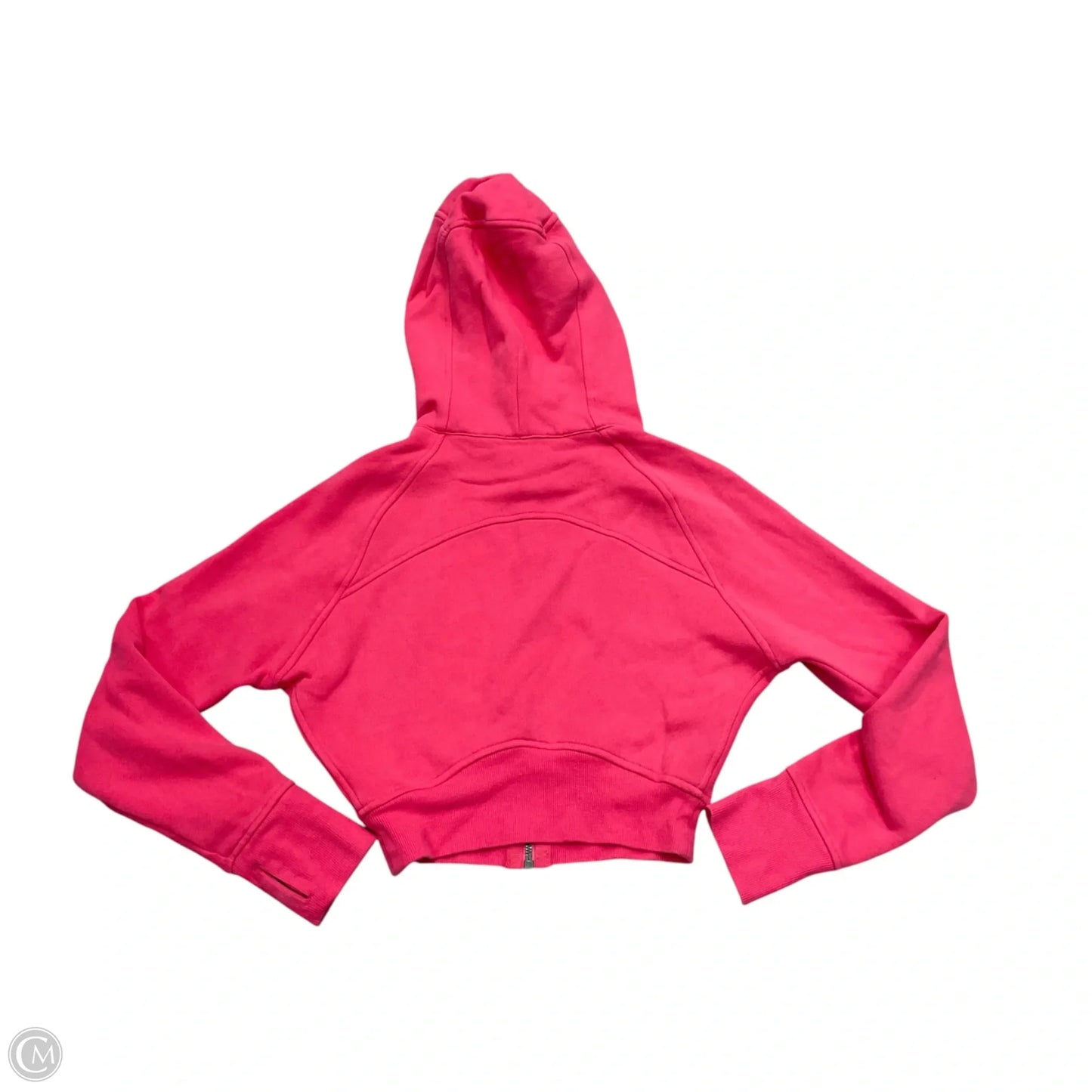 Athletic Sweatshirt Hoodie By Lululemon In Pink, Size: Xs