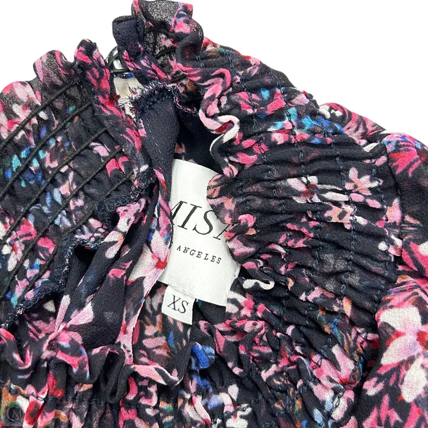 Dress Designer By Misa In Black & Pink, Size: Xs