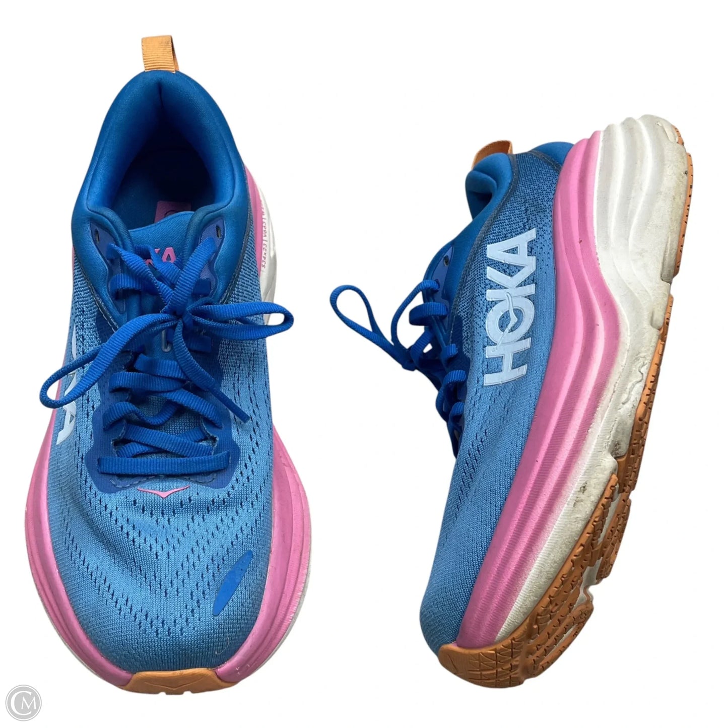 Shoes Athletic By Hoka In Blue & Pink, Size: 6