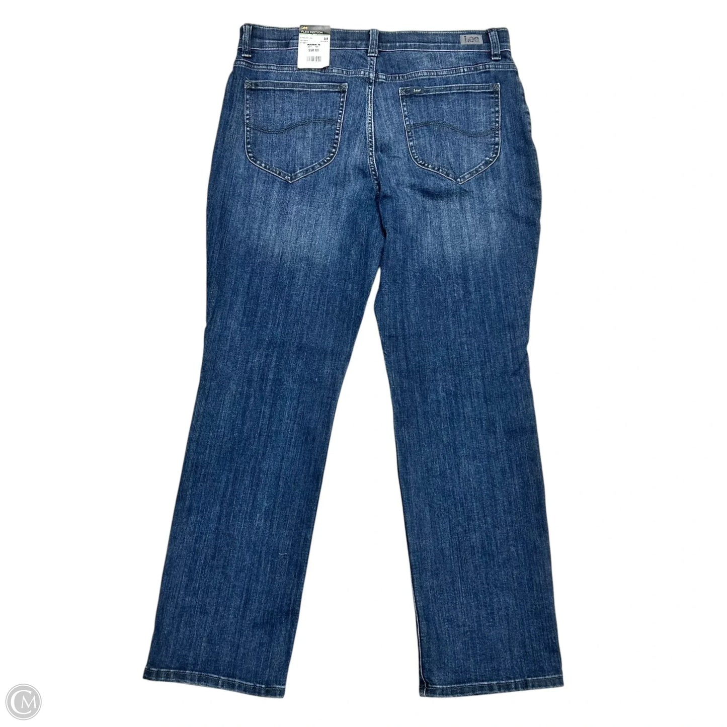 Jeans Straight By Lee In Blue Denim, Size: 14s