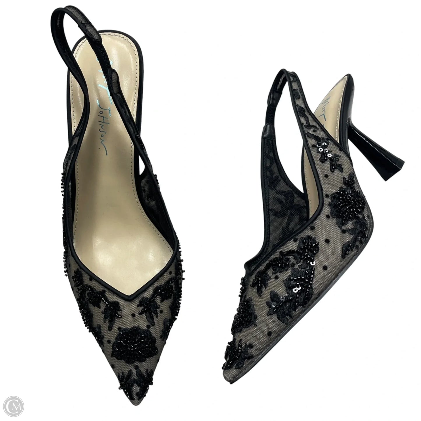 Shoes Heels Kitten By Betsey Johnson In Black, Size: 8.5