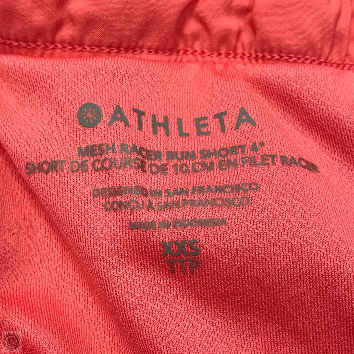 Athletic Shorts By Athleta In Pink, Size: Xxs