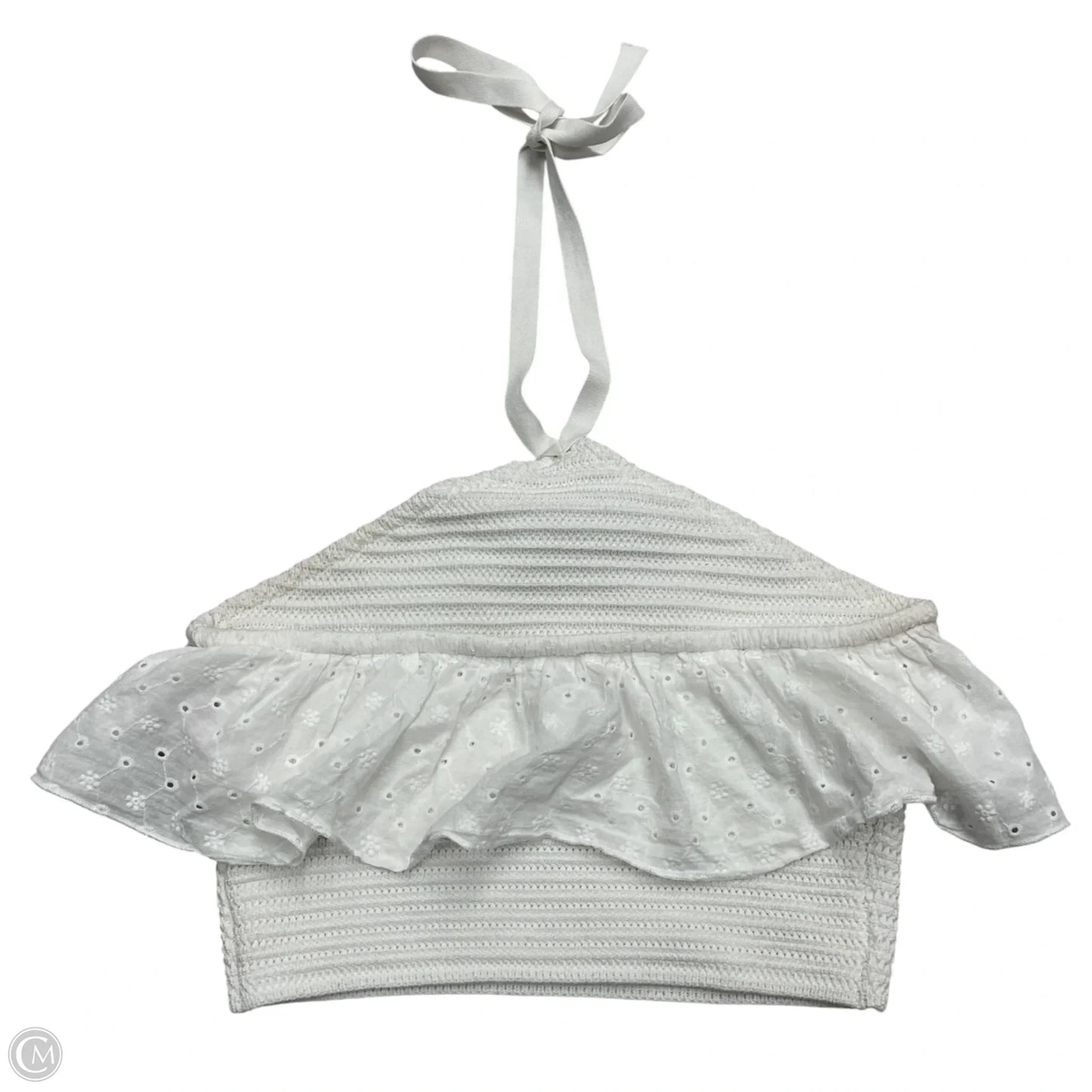 Top Sleeveless By Stile Collection In White, Size: L
