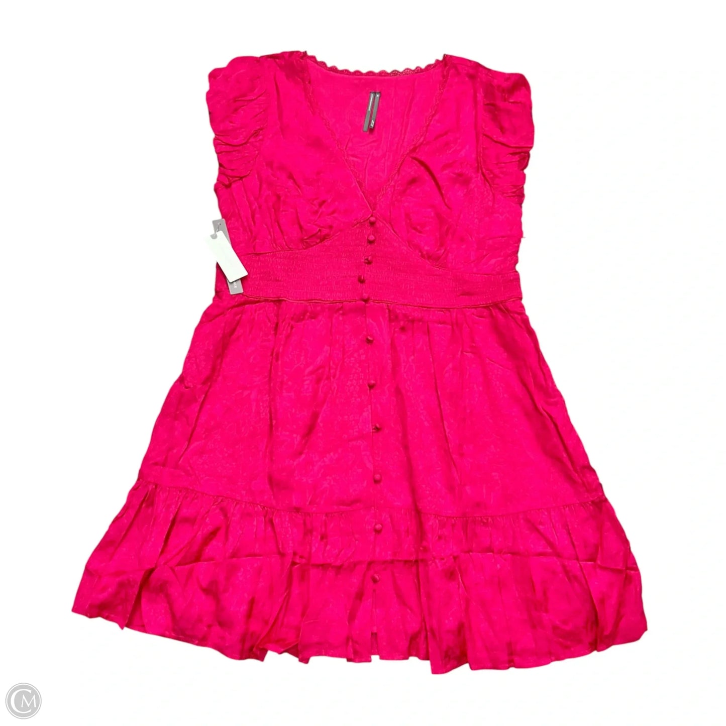 Dress Party Short By Anthropologie In Pink, Size: Xl