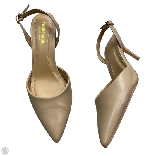 Shoes Heels Kitten By Cushionaire In Beige, Size: 9