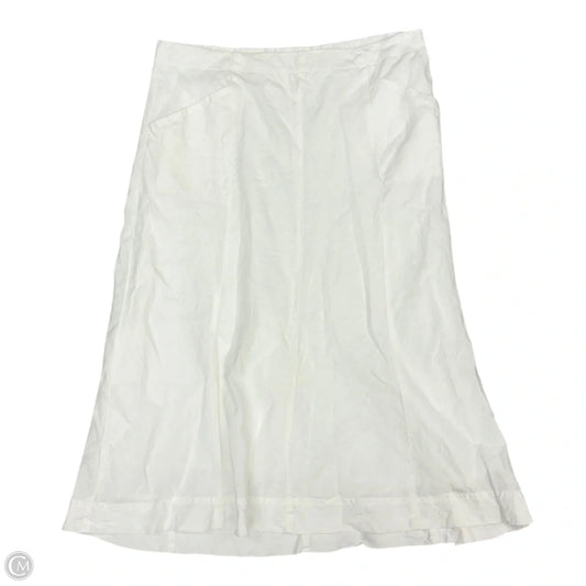Skirt Maxi By J. Jill In Ivory, Size: Mp