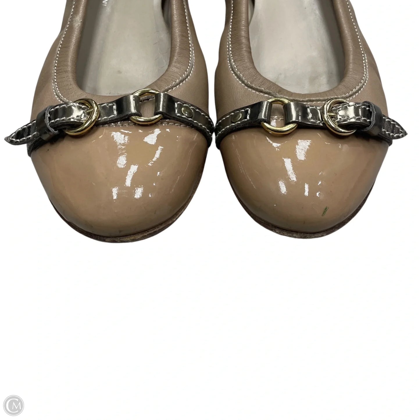 Shoes Flats By Agl In Brown, Size: 8
