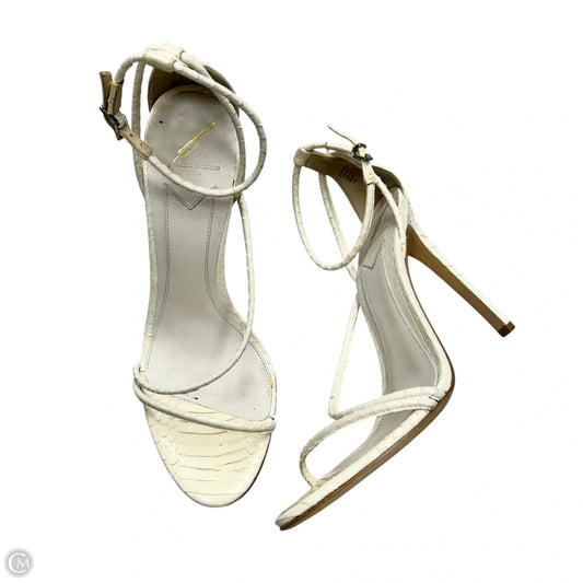 Sandals Heels Stiletto By Beian Atwood In Cream, Size: 9.5